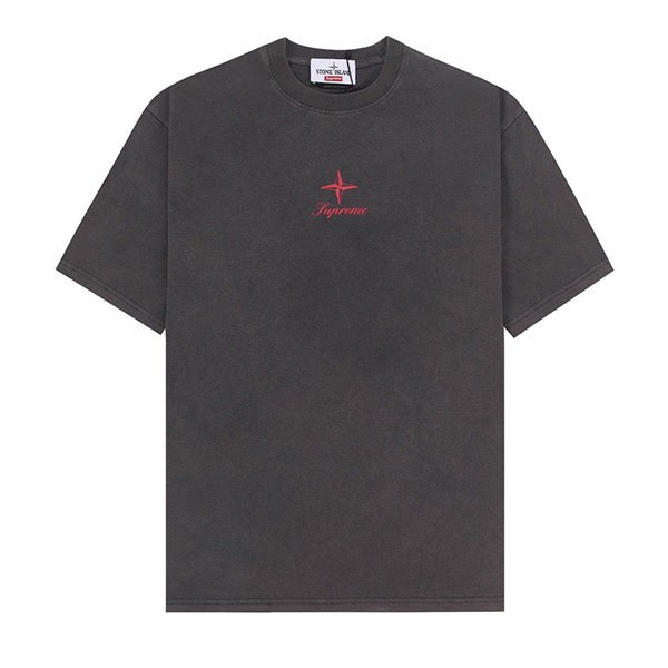 入手困難 シュプリーム × ストーンアイランド ロゴ Tシャツ 偽物 Shd96218